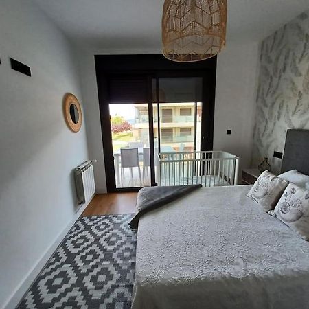 Precioso Apartamento Con Terraza Y Piscina En Portonovo-Sanxenxo ภายนอก รูปภาพ