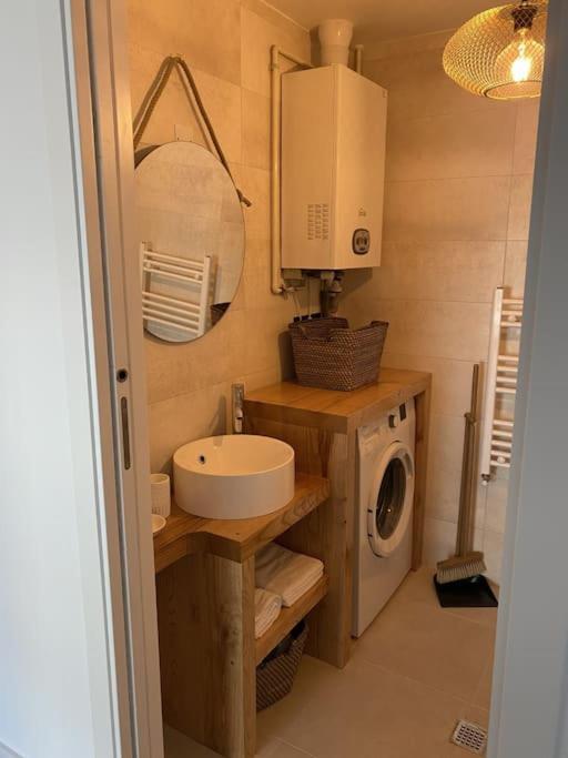 Precioso Apartamento Con Terraza Y Piscina En Portonovo-Sanxenxo ภายนอก รูปภาพ