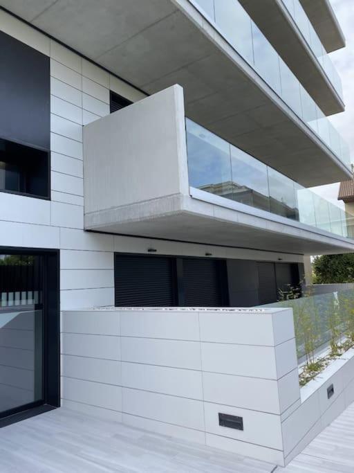 Precioso Apartamento Con Terraza Y Piscina En Portonovo-Sanxenxo ภายนอก รูปภาพ