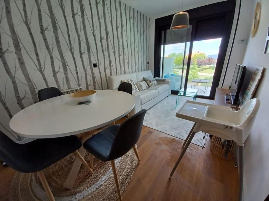 Precioso Apartamento Con Terraza Y Piscina En Portonovo-Sanxenxo ภายนอก รูปภาพ