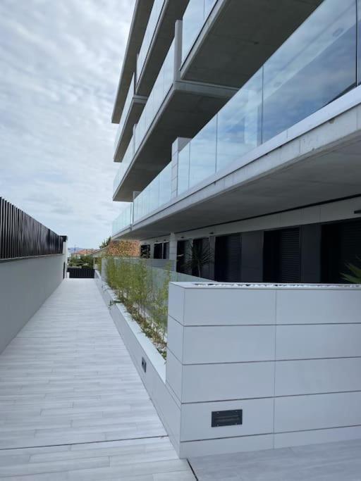 Precioso Apartamento Con Terraza Y Piscina En Portonovo-Sanxenxo ภายนอก รูปภาพ